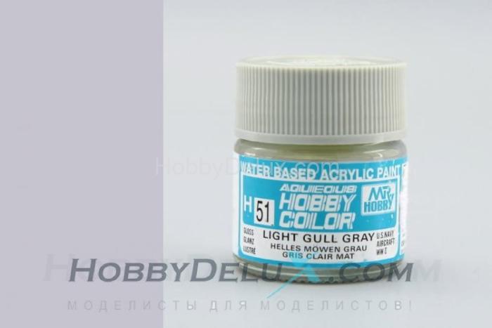 Краска акриловая Hobby Color - H051 Light Gull Grey H51