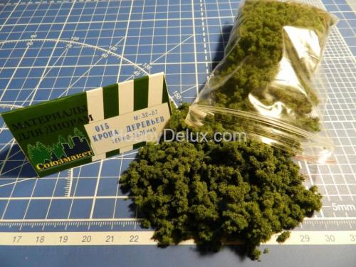 Крона деревьев (темно-зеленая)