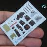 3D Декаль интерьера кабины A-1J для модели Tamiya QD48124