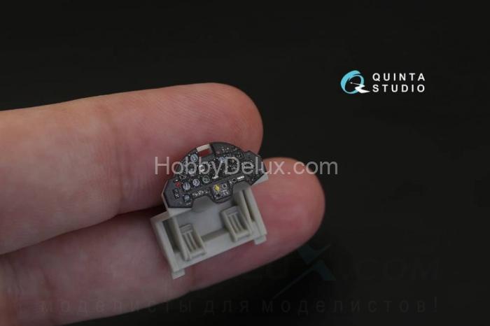 3D Декаль интерьера кабины A-1J для модели Tamiya QD48124