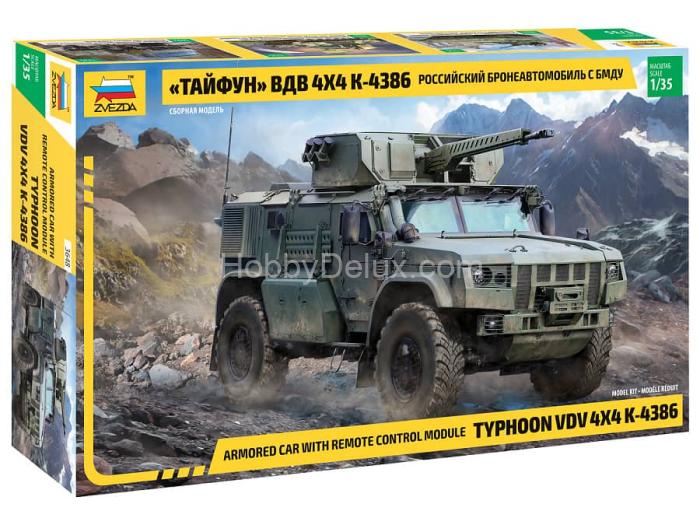 Российский бронеавтомобиль Тайфун ВДВ 4*4 К-4386 с БМДУ ZV3648