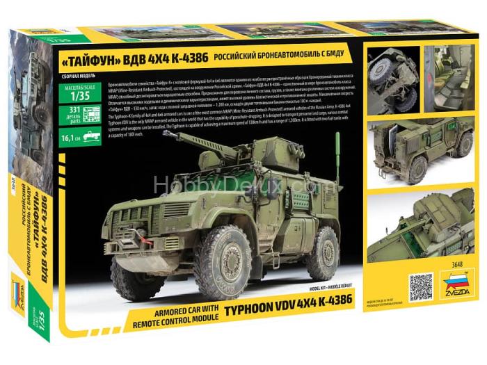 Российский бронеавтомобиль Тайфун ВДВ 4*4 К-4386 с БМДУ ZV3648