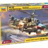 Сборная модель разведывательно-боевой вертолет Ка-52 «Аллигатор» ZV4830