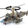Сборная модель разведывательно-боевой вертолет Ка-52 «Аллигатор» ZV4830