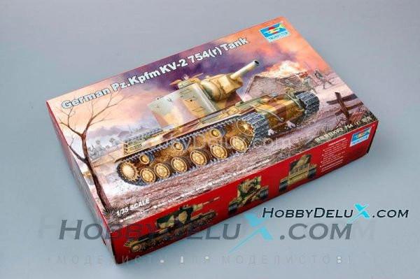 Немецкий трофейный танк КВ-2 (Kfz 754) TR-00367