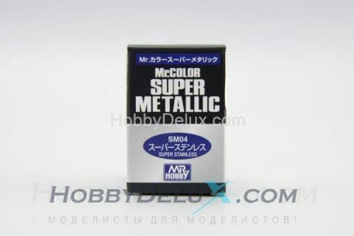 Краска металлик Mr.Color Super metallic - SUPER STAINLESS