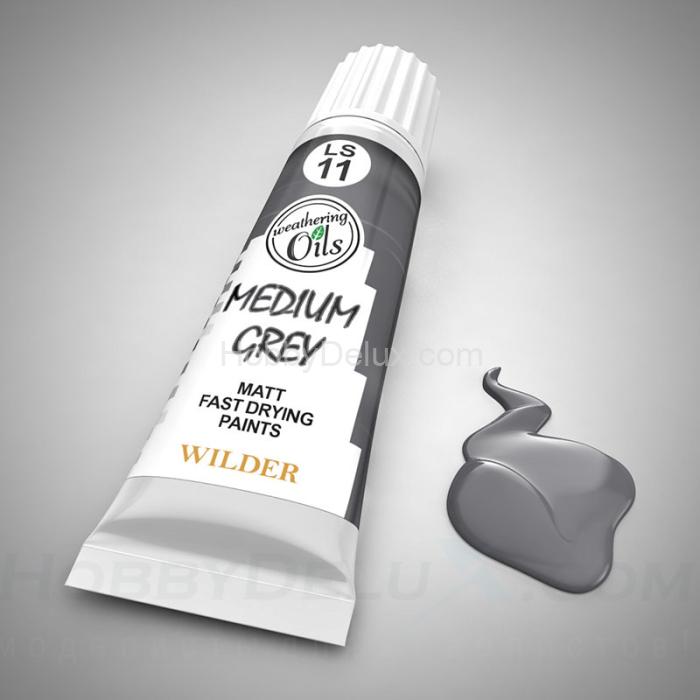 WILDER LS-11 Масляная краска - СЕРЫЙ СРЕДНИЙ HDF-LS-11