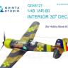 3D Декаль интерьера кабины IAR-80 для модели HobbyBoss QD48127