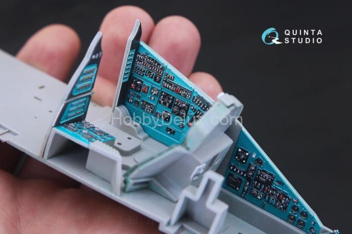 3D Декаль интерьера кабины Ми-24В для модели Трубач QD35020