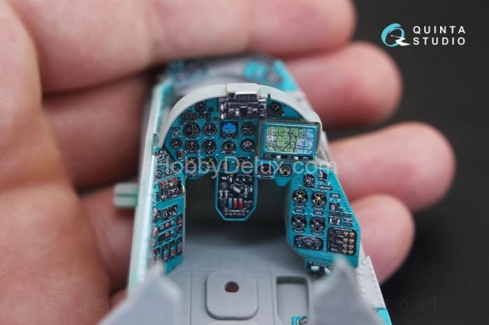 3D Декаль интерьера кабины Ми-24В для модели Трубач QD35020