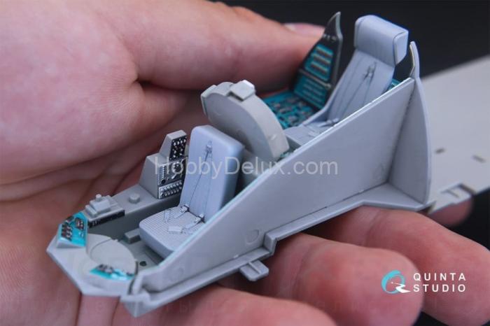 3D Декаль интерьера кабины Ми-24В для модели Трубач QD35020