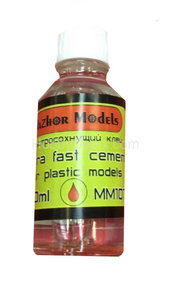 Клей для моделей сверхртекучий (Extra fast салатовый), 30 мл стекло MM107