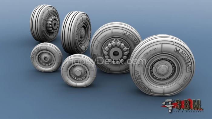 Airbus А-321 колеса шасси 1/144 RS144002