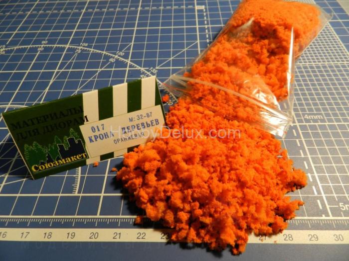 Крона деревьев (оранжевая) SM017