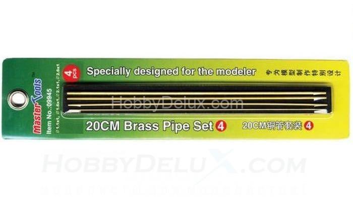 Master Tools 09945 Латунные трубочки 1.1, 1.6, 2.1, 2.6 мм. MT09945