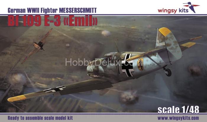 German WWII Fighter MESSERSCHMITT Bf 109 E-3 D5-08