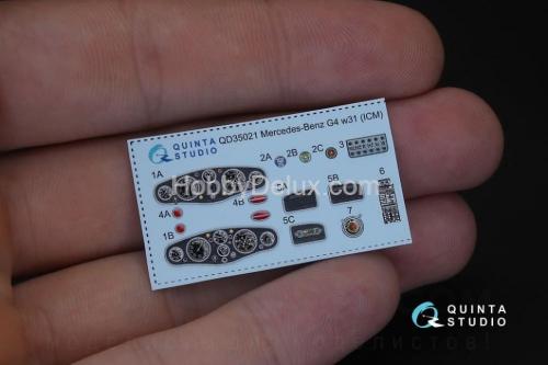 3D Декаль интерьера кабины для Mercedes-Benz G4 W31 для любых моделей