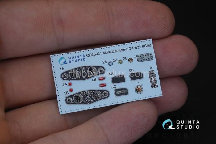 3D Декаль интерьера кабины для Mercedes-Benz G4 W31 для любых моделей QD35021