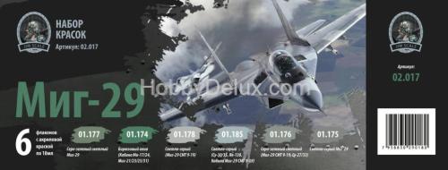 Набор акриловых красок Jim Scale &quot;Миг-29&quot;