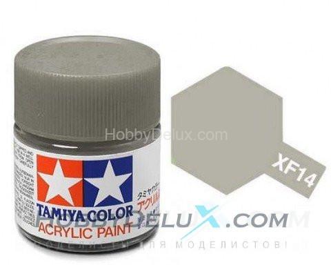 Краска акриловая Tamiya - XF-14 J. A. Grey (Япон. авиацион. серая) 81714