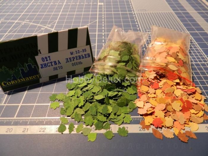 Листва деревьев 2 в 1 (лето, осень) SM027