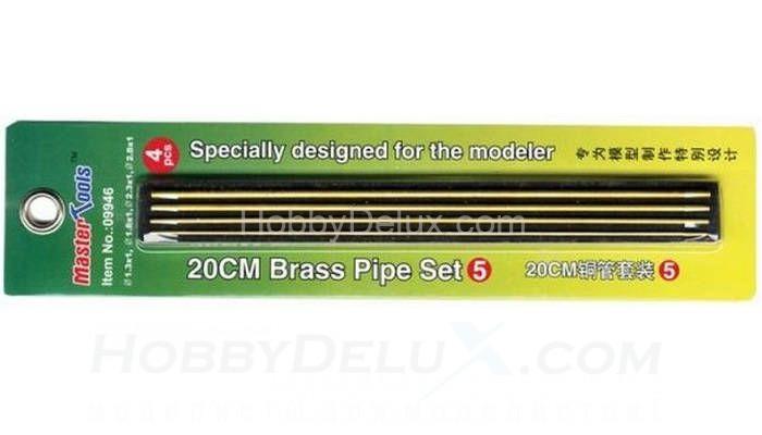 Master Tools 09946 Латунные трубочки 1.3, 1.8, 2.3, 2.8 мм. MT09946