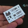 3D Декаль интерьера кабины МиГ-21ПФМ серые панели для модели Eduard QD48129