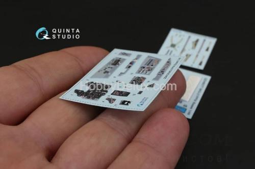 3D Декаль интерьера кабины МиГ-21ПФМ серые панели для модели Eduard