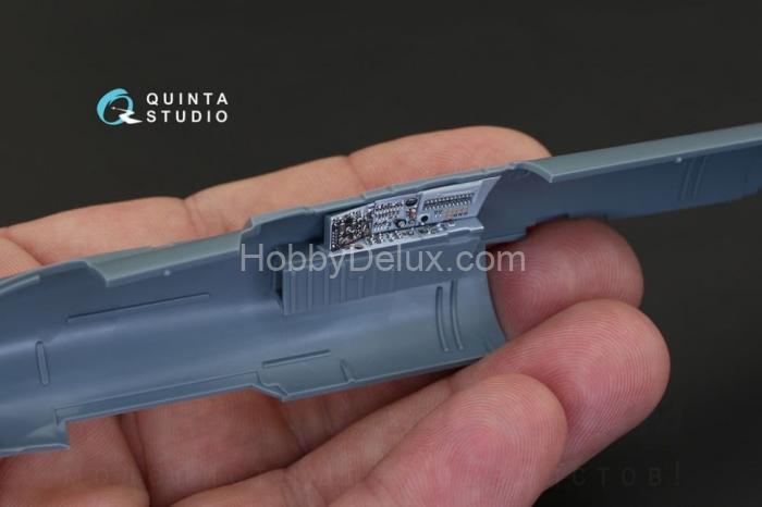 3D Декаль интерьера кабины МиГ-21ПФМ серые панели для модели Eduard QD48129