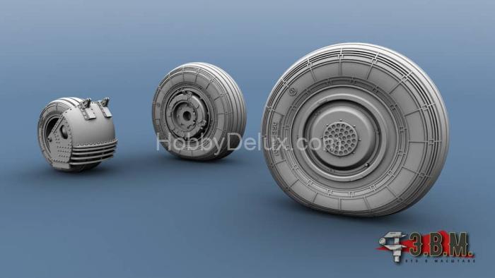 Су-27 колеса шасси 1/72 RS72002