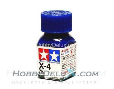 Краска эмалевая Tamiya - X-4 Blue