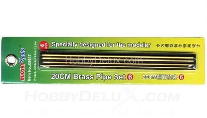 Master Tools 09947 Латунные трубочки 1.5, 2.0, 2.5, 3.0 мм. MT09947