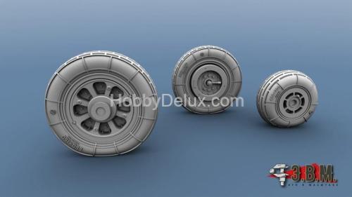 Миг-15 колеса шасси 1/72