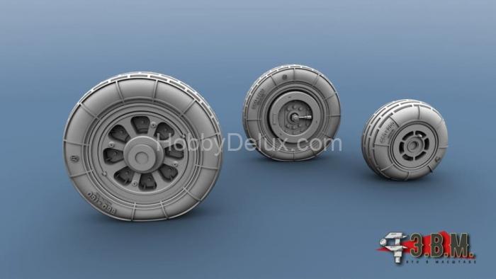 Миг-15 колеса шасси 1/72 RS72003