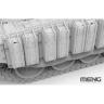 Meng TS-053 Российский основной боевой танк семьдесят второй Б3М с тралом KMT-8 TS-053