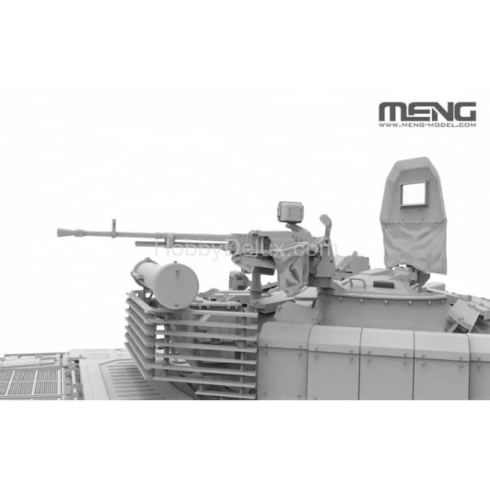Meng TS-053 Российский основной боевой танк семьдесят второй Б3М с тралом KMT-8 TS-053