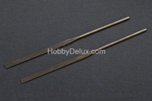 Надфиль плоский тупоносый L=80, насечка №0, производство СССР