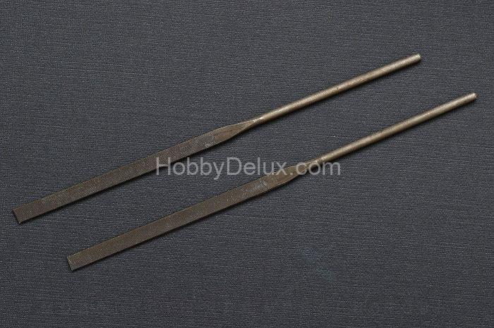 Надфиль плоский тупоносый L=80, насечка №0, производство СССР FILE-L80-PL0