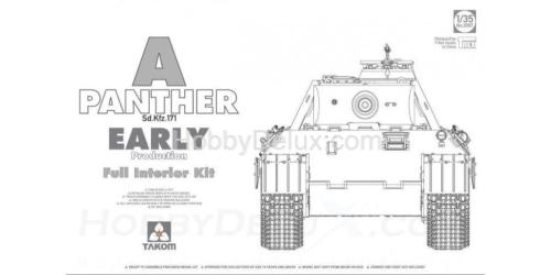 Takom 2097 Panther Ausf.A early Production w/ Full interior