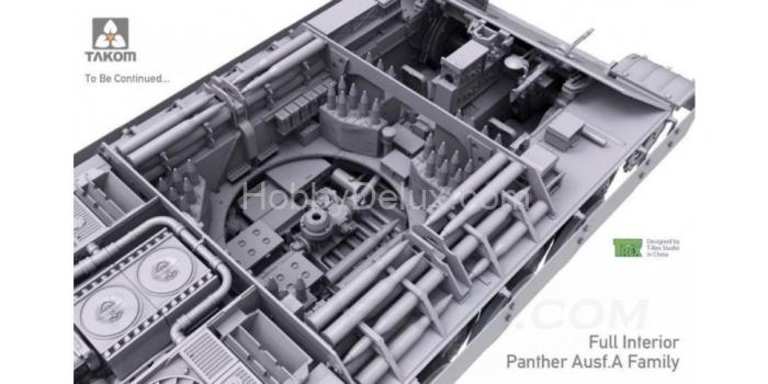 Takom 2097 Panther Ausf.A early Production w/ Full interior TAK2097