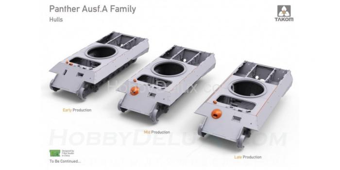 Takom 2097 Panther Ausf.A early Production w/ Full interior TAK2097