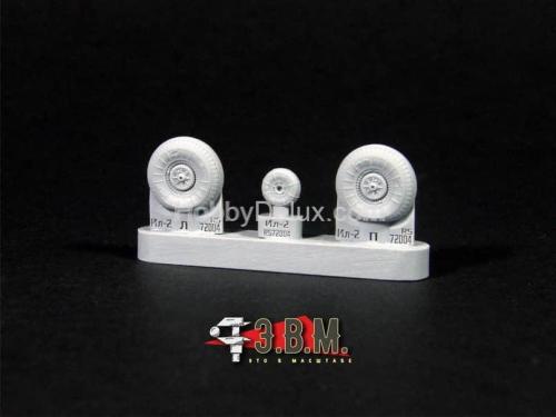Колеса шасси для модели самолета Ил-2