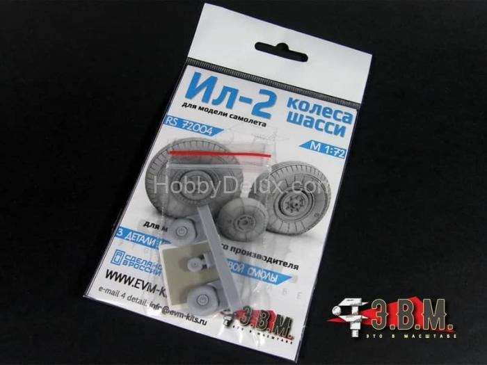 Колеса шасси для модели самолета Ил-2 RS72004