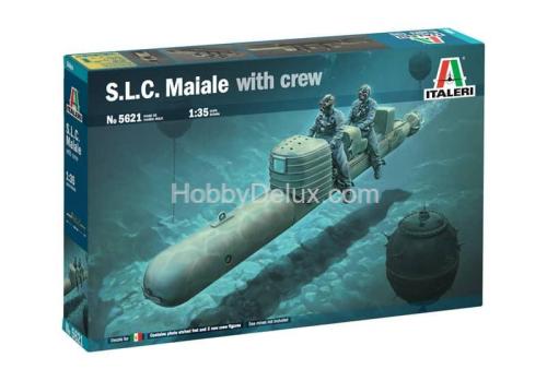 Сборная модель S.L.C. MAIALE with crew