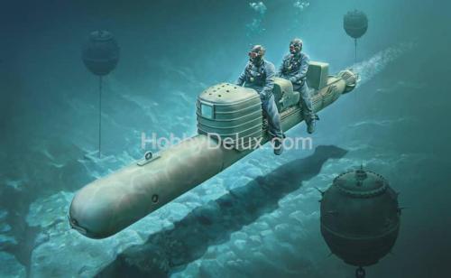Сборная модель S.L.C. MAIALE with crew