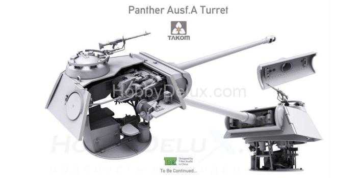 Takom 2098 Panther Ausf. A, Mid-Early Production w/ Full interior TAK2098