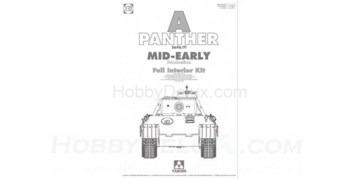 Takom 2098 Panther Ausf. A, Mid-Early Production w/ Full interior TAK2098