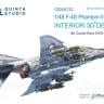 3D Декаль интерьера кабины F-4S для модели ZM SWS QD48132