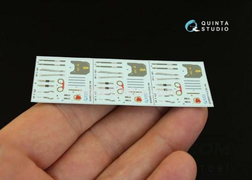 3D Декаль интерьера кабины F-4S для модели ZM SWS