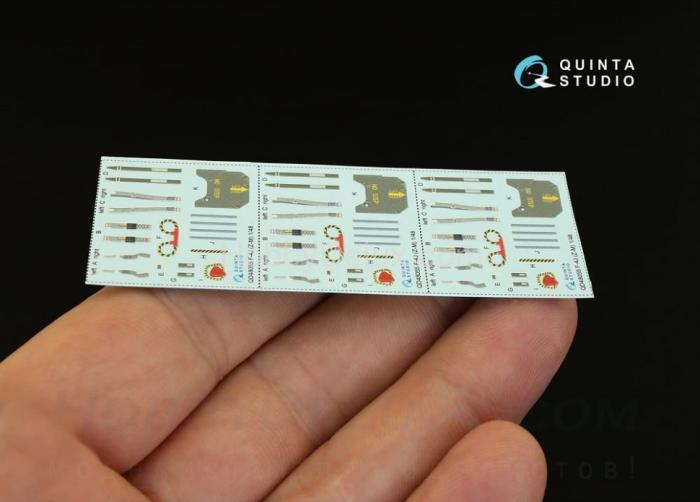 3D Декаль интерьера кабины F-4S для модели ZM SWS QD48132